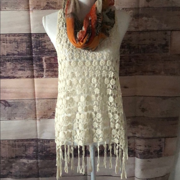 Blu Pepper Tops - BLU PEPPER VINTAGE Knit Tank Top